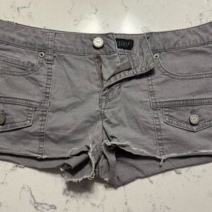 Aeropostale Women's Gray Jean Shorts